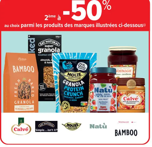 Offre: Granola, Protein Crunch, Jam, Peanut Butter