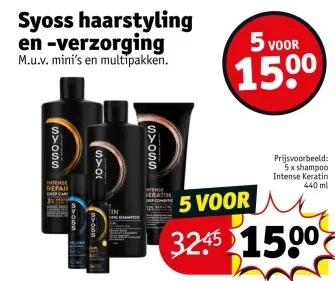 Promotie: Syoss haarstyling en -verzorging
