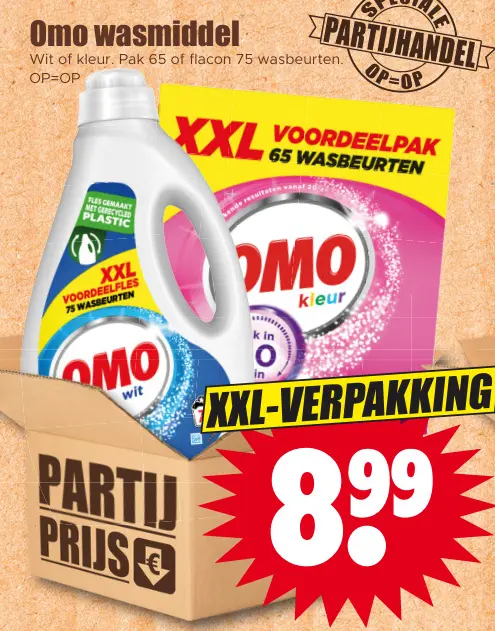 Aanbieding: Omo wasmiddel