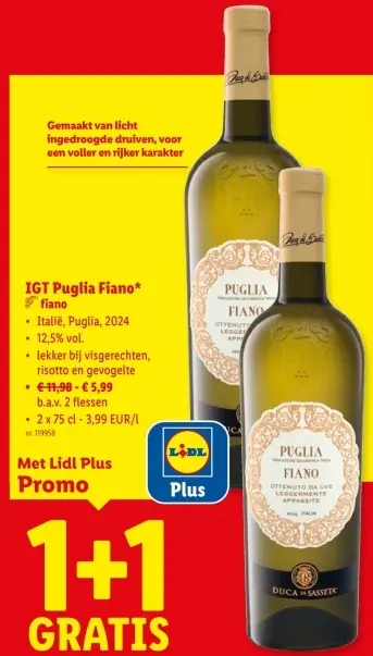 Promotie: IGT Puglia Fiano