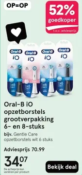 Aanbieding: Oral-B iO opzetborstels grootverpakking