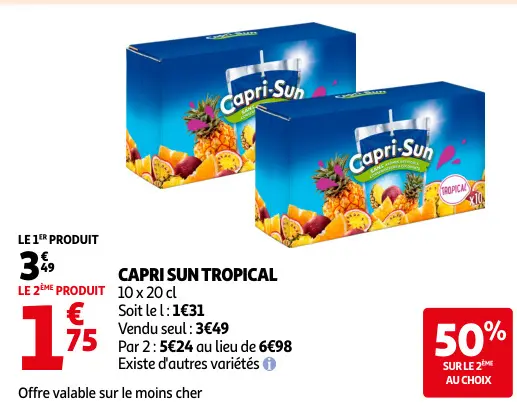 Promotie: Capri sun tropical