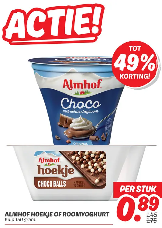 Almhof hoekje of roomyoghurt