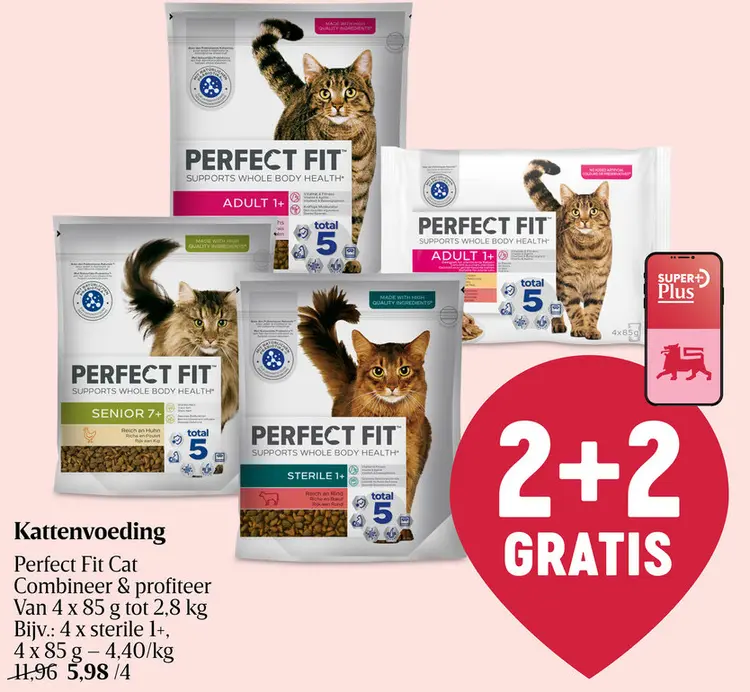 Promotie: Kattenvoeding Perfect Fit Cat