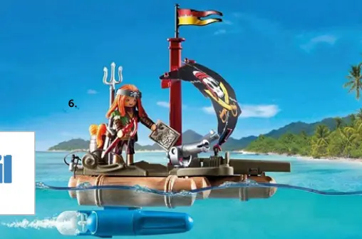 Promotie: Playmobil Pirate Raft and Shark