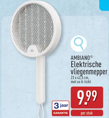 Promotie: Elektrische vliegenmepper