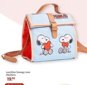 Aanbieding: Lunchtas Snoopy Love
