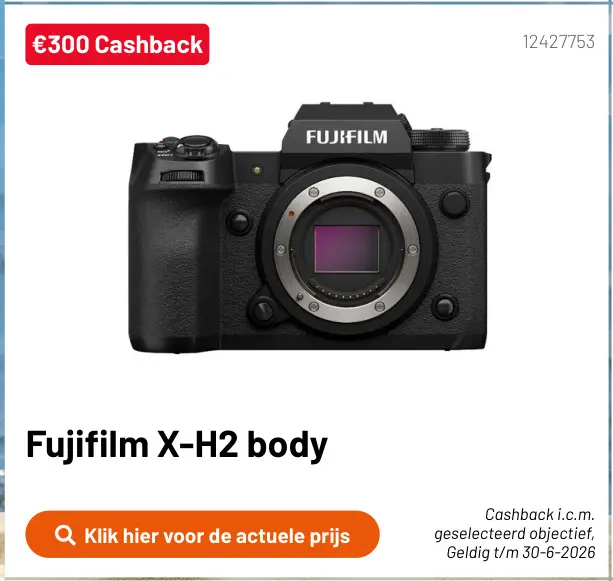 Promotie: X-H2 body