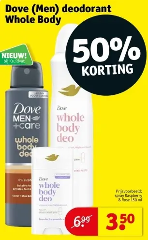 Promotie: (Men) deodorant Whole Body