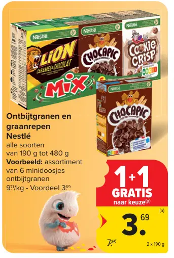 Promotie: Ontbijtgranen en graanrepen