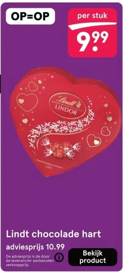 Aanbieding: Chocolade hart