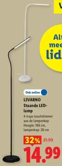 Aanbieding: Staande LED-lamp
