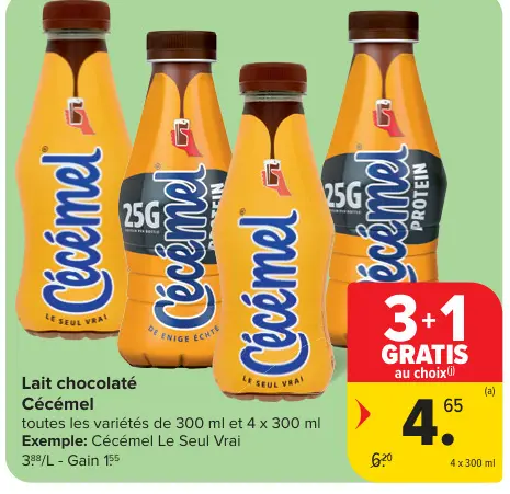 Offre: Lait chocolaté Cécémel