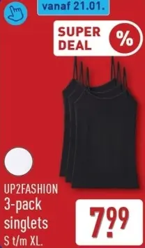 Aanbieding: 3-pack singlets