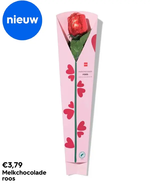 Promotie: Melkchocolade roos