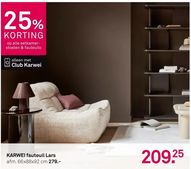 Aanbieding: Fauteuil Lars