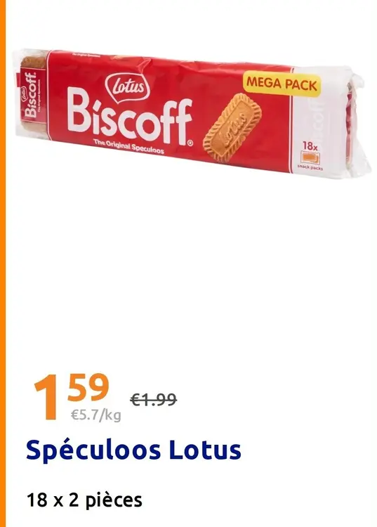 Offre: Spéculoos Lotus