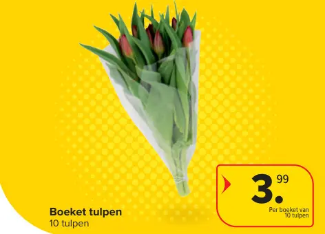 Promotie: Boeket tulpen