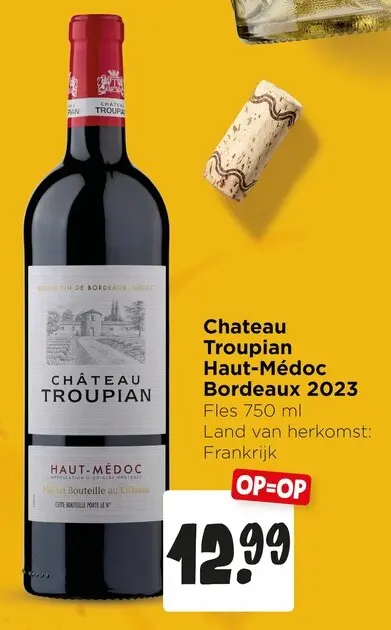 Aanbieding: Chateau Troupian Haut-Médoc Bordeaux 2023