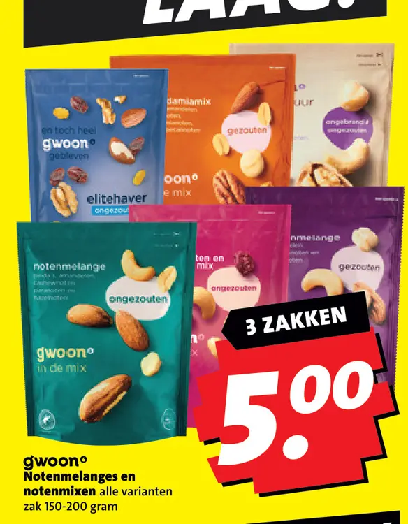 Aanbieding: Notenmelanges en notenmixen