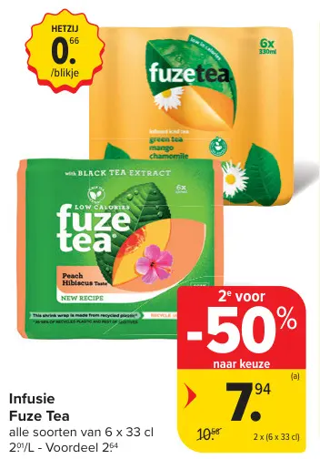 Promotie: Fuze Tea