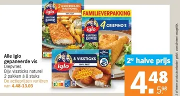 Aanbieding: Alle Iglo gepaneerde vis