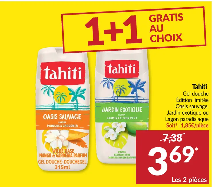Offre: Gel douche Édition limitée