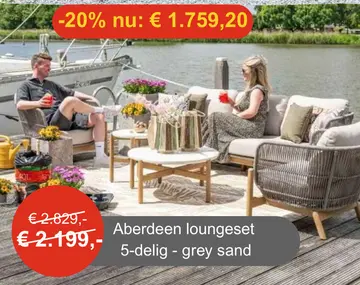 Aanbieding: Aberdeen loungeset