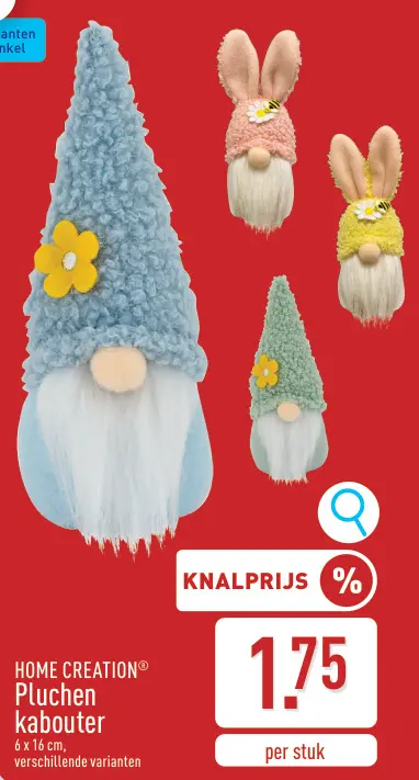 Promotie: Pluchen kabouter