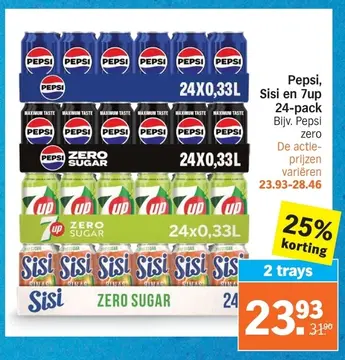 Aanbieding: Pepsi, Sisi en 7up