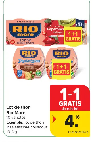 Offre: Lot de thon