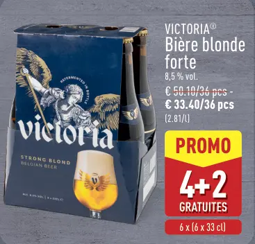 Offre: Bière blonde forte