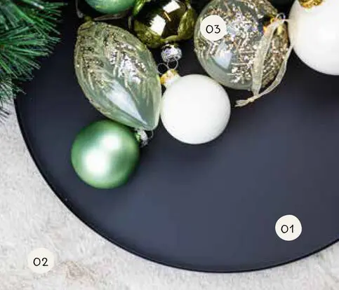 Promotie: Zwart matte ijzeren dienblad