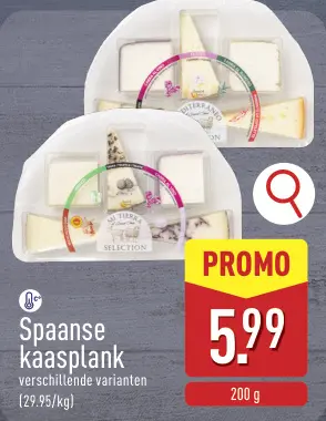 Promotie: Spaanse kaasplank
