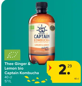 Promotie: Thee Ginger & Lemon bio