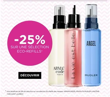 Offre: SUR UNE SELECTION ECO-REFILLS