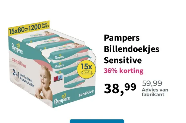 Promotie: Billendoekjes Sensitive
