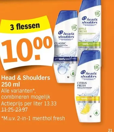 Promotie: Head & Shoulders
