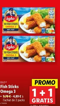 Offre: Fish Sticks Omega 3