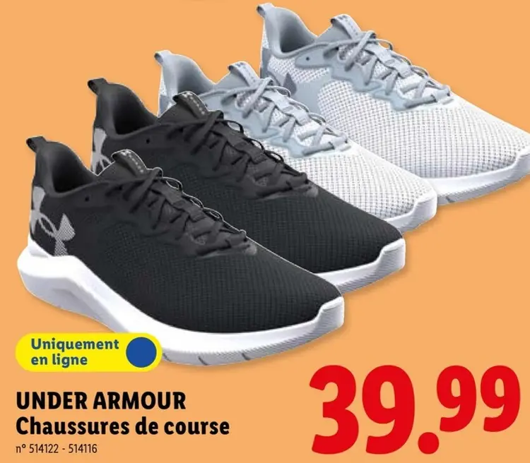 Offre: UNDER ARMOUR Chaussures de course