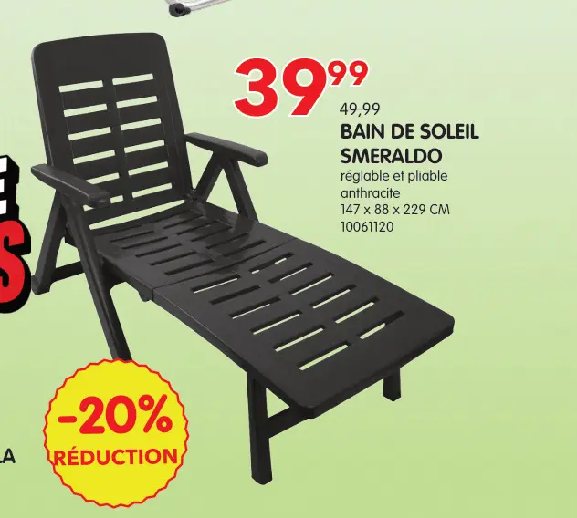 Offre: Bain de soleil smeraldo