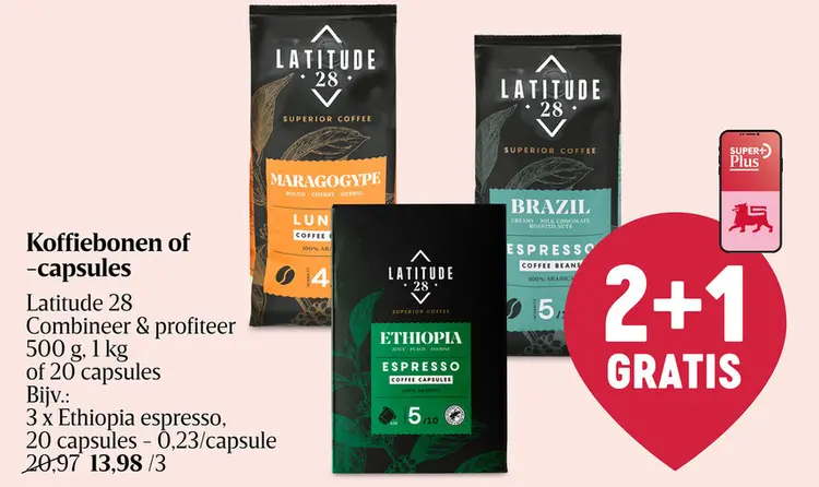 Promotie: Koffiebonen of -capsules