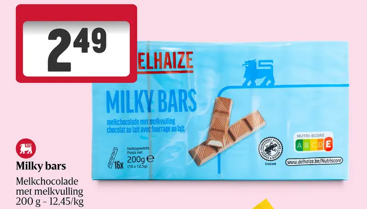 Promotie: Milky bars
