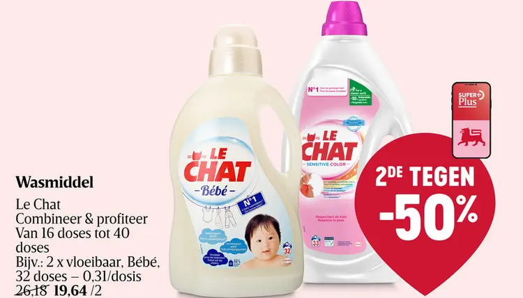 Promotie: Wasmiddel Le Chat
