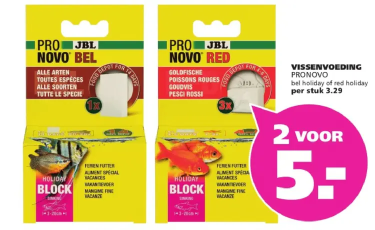 Aanbieding: Vissenvoeding Pronovo