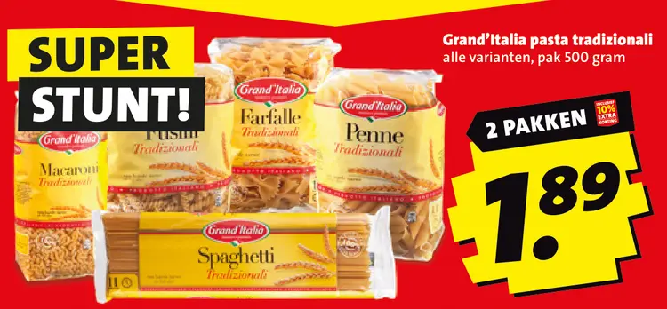 Aanbieding: Pasta tradizionali