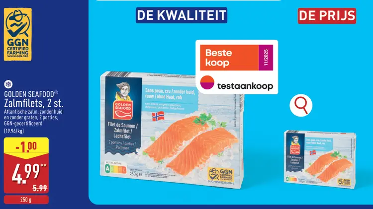 Promotie: Zalmfilets