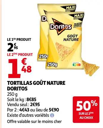 Offre: Tortillas goût nature
