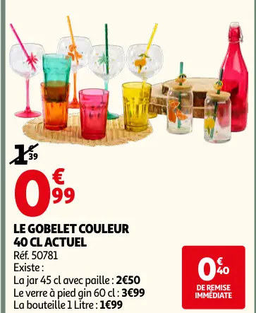 Promotie: Le gobelet couleur