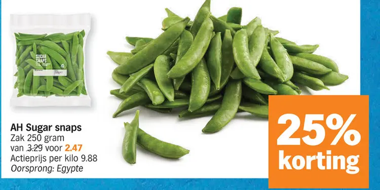 Promotie: Sugar snaps